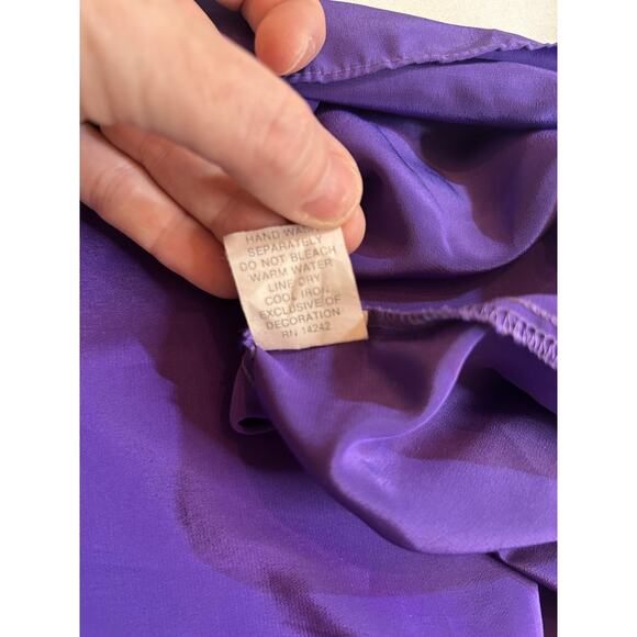 Christian Dior Tank Top Women Size S Casual Vintage Purple - Picture 8 of 8